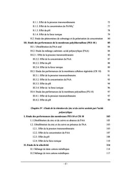 ÉTUDE DE LA RÉTENTION DE METAUX LOURDS PAR ULTRAFILTRATION ASSISTÉE PAR DES POLYÉLECTROLYTES