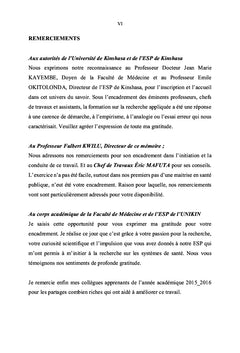 Encadrement provincial polyvalent des zones de santé en République Démocratique du Congo