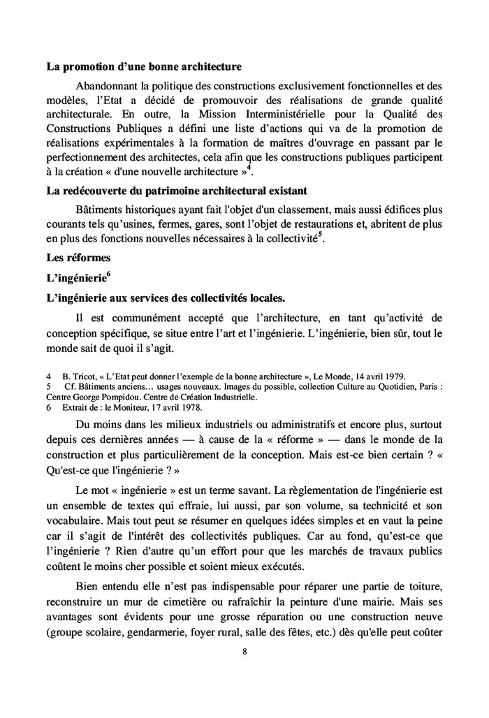 La programmation architecturale et urbaine au profit des étudiants