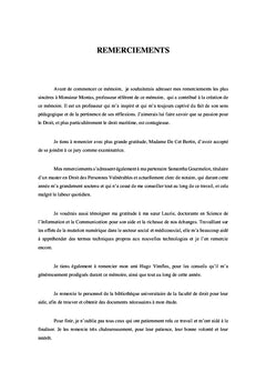 Le droit maritime à l'heure des nouvelles technologies