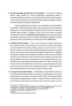 Le droit maritime à l'heure des nouvelles technologies