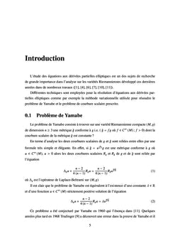 Problème de Courbure Scalaire Prescrite sur une Variété Riemannienne