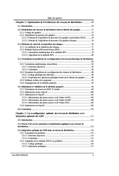 Architecture optimale des réseaux électriques de distribution