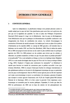 Performances des systèmes d'informations sur les marchés agricoles
