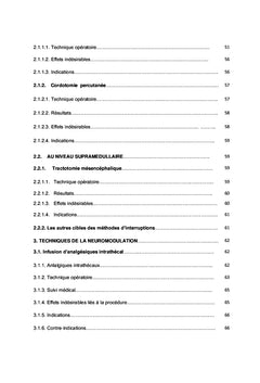 Douleurs Chroniques en Neurochirurgie