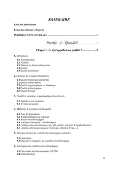 Hygiène et Sécurité des Aliments