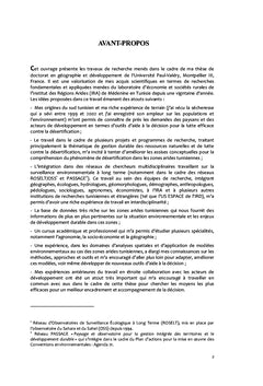 La désertification en zones arides tunisiennes