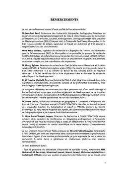 La désertification en zones arides tunisiennes