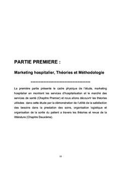 Marketing hospitalier: la satisfaction des patients hospitalisés