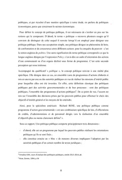 Contrats publics et politiques économiques