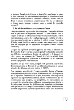 Règlement Préventif Ohada