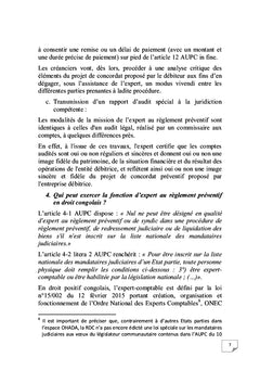 Règlement Préventif Ohada