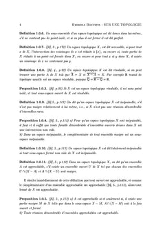Sur une topologie
