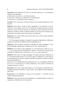 Sur une topologie