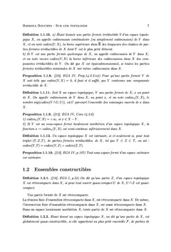 Sur une topologie