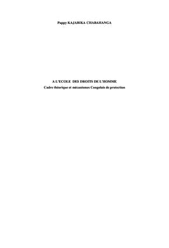 A l'ecole des droits de l'homme