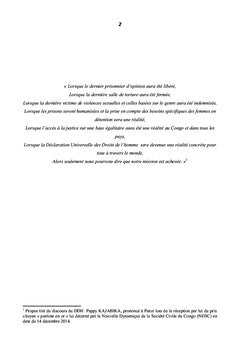 A l'ecole des droits de l'homme