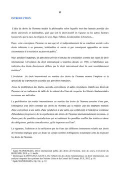 A l'ecole des droits de l'homme