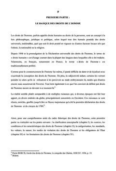 A l'ecole des droits de l'homme