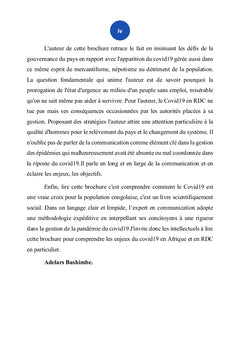 LA RDC FACE AUX DEFIS DU COVID19