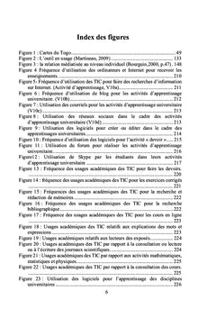 Usages des TIC dans le cadre des apprentissages à l'Université au Togo