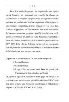 Problématique de recrutement des enseignants des écoles conventionnées