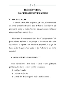 Problématique de recrutement des enseignants des écoles conventionnées