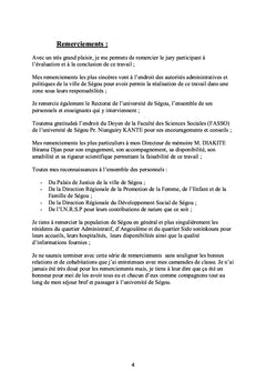 Problématique de la mendicité des enfants