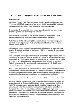 Problématique de la mendicité des enfants