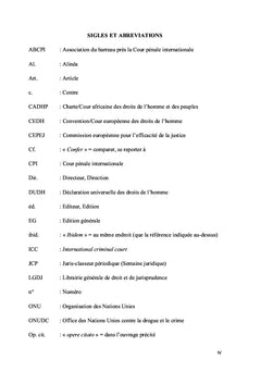 Le délai raisonnable dans le procès à la Cour pénale internationale