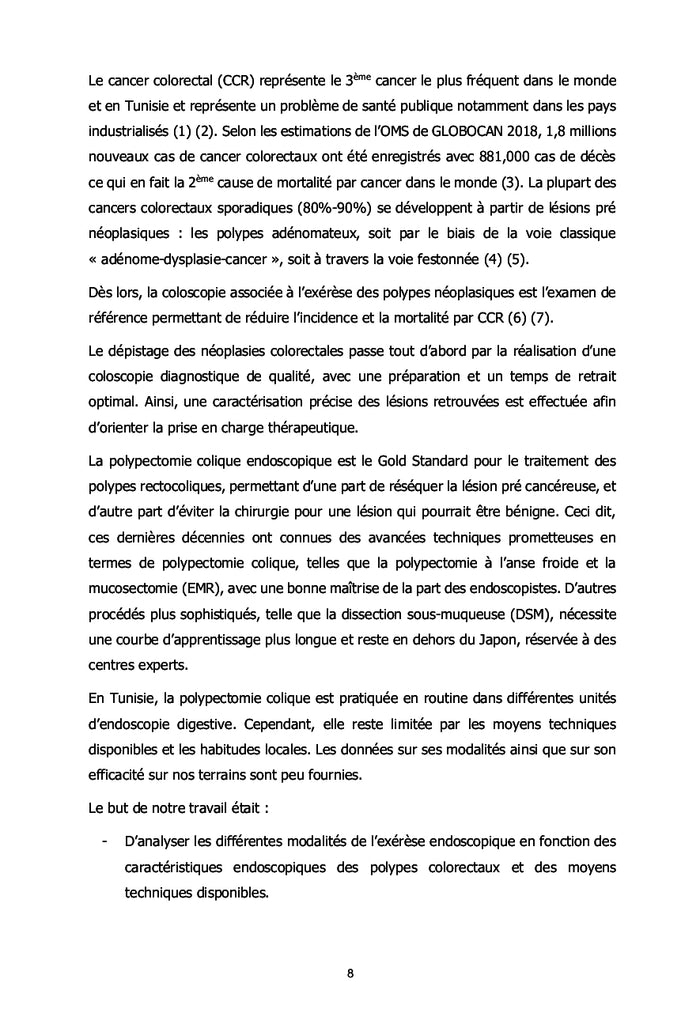 Les polypes du colon et du rectum