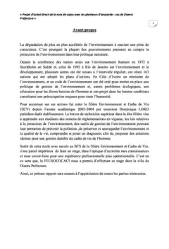 Projet d'achat direct de la noix de cajou
