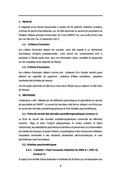 Trauma et Dépression