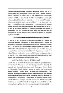 Trauma et Dépression