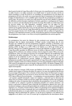 Précipitations diurnes au Nord-Congo
