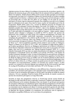 Précipitations diurnes au Nord-Congo