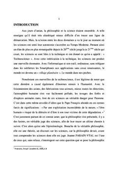 Le pouvoir cognitif de la philosophie sur les sciences