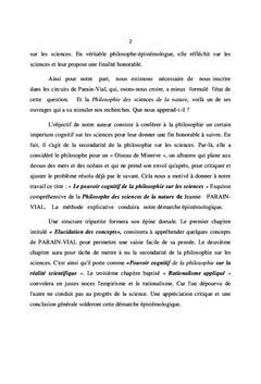 Le pouvoir cognitif de la philosophie sur les sciences