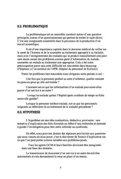 Conception et implémentation d'une application informatique