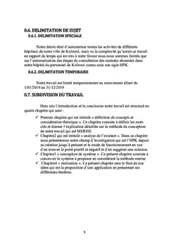 Conception et implémentation d'une application informatique
