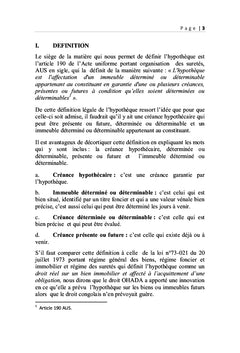 Les difficultés de réalisations de l'hypothèque