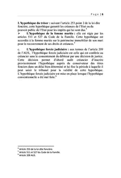 Les difficultés de réalisations de l'hypothèque