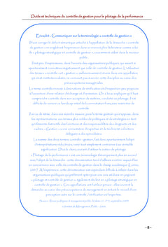 Outils et techniques du contrôle de gestion