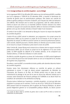 Outils et techniques du contrôle de gestion