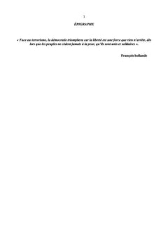 Le terrorisme international