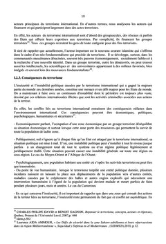 Le terrorisme international