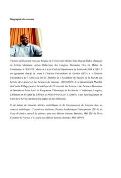 Questions de langues nationales dans le contexte malien