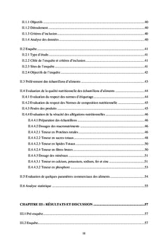 Contrôle de la qualité des aliments de complément