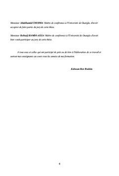 Composition de la végétation des périmètres céréaliers abandonnés