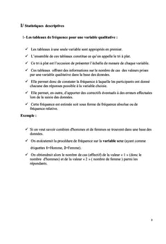 Épidémiologie sur SPSS, statistiques descriptives Tome 2